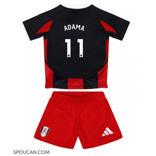 Dječji Nogometni Dres Fulham Adama Traore #11 Gostujuci 2024-25 Kratak Rukav (+ Kratke hlače)